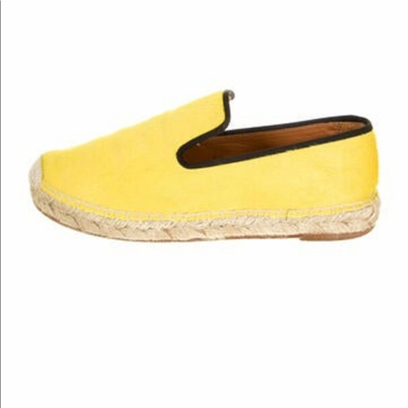 Celine Pony Hair Yellow Espadrilles Size 39 - Picture 1 of 4